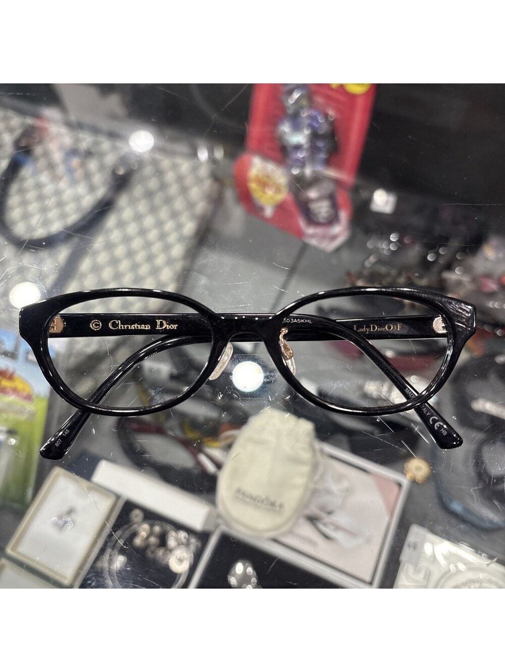 Woman’s Black Christian Dior Frames *No Lens*